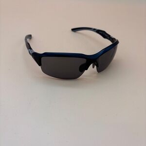 Pugs Gear Style A2 Mens Sunglasses Black Wrap Around Sport Semi Rimless Grey